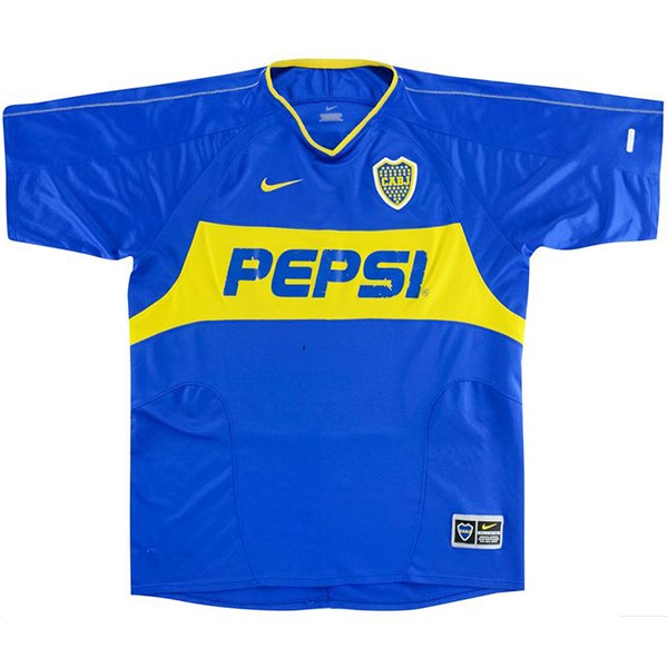 Thailandia Maglia Boca Juniors Prima Retro 2003 2004 Blu